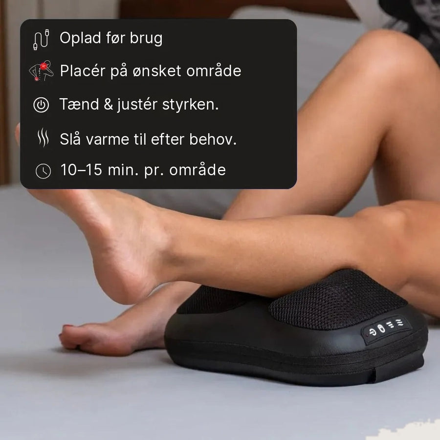 Feevra ShiRelief massagepude til nakke, ryg, lænd og fødder