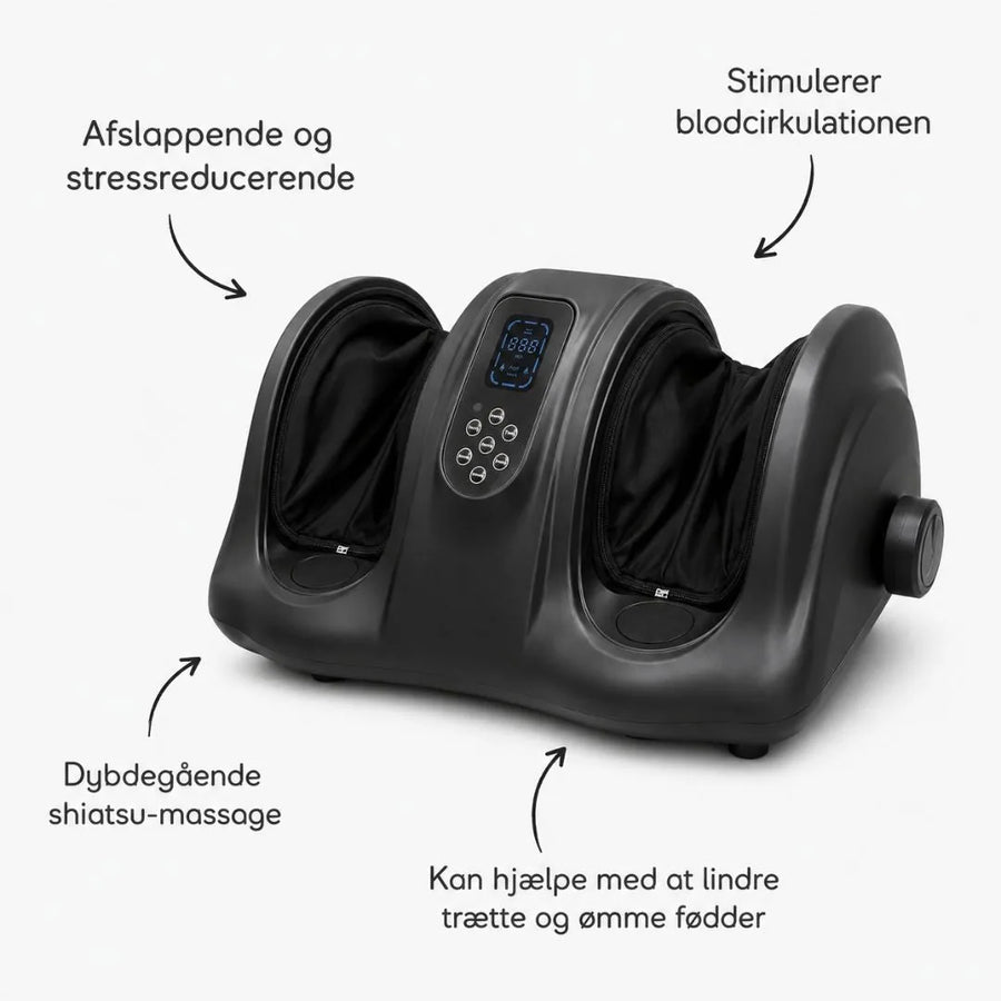FootEase Pro fodmassager stimulerer blodcirkulationen og reducerer stress