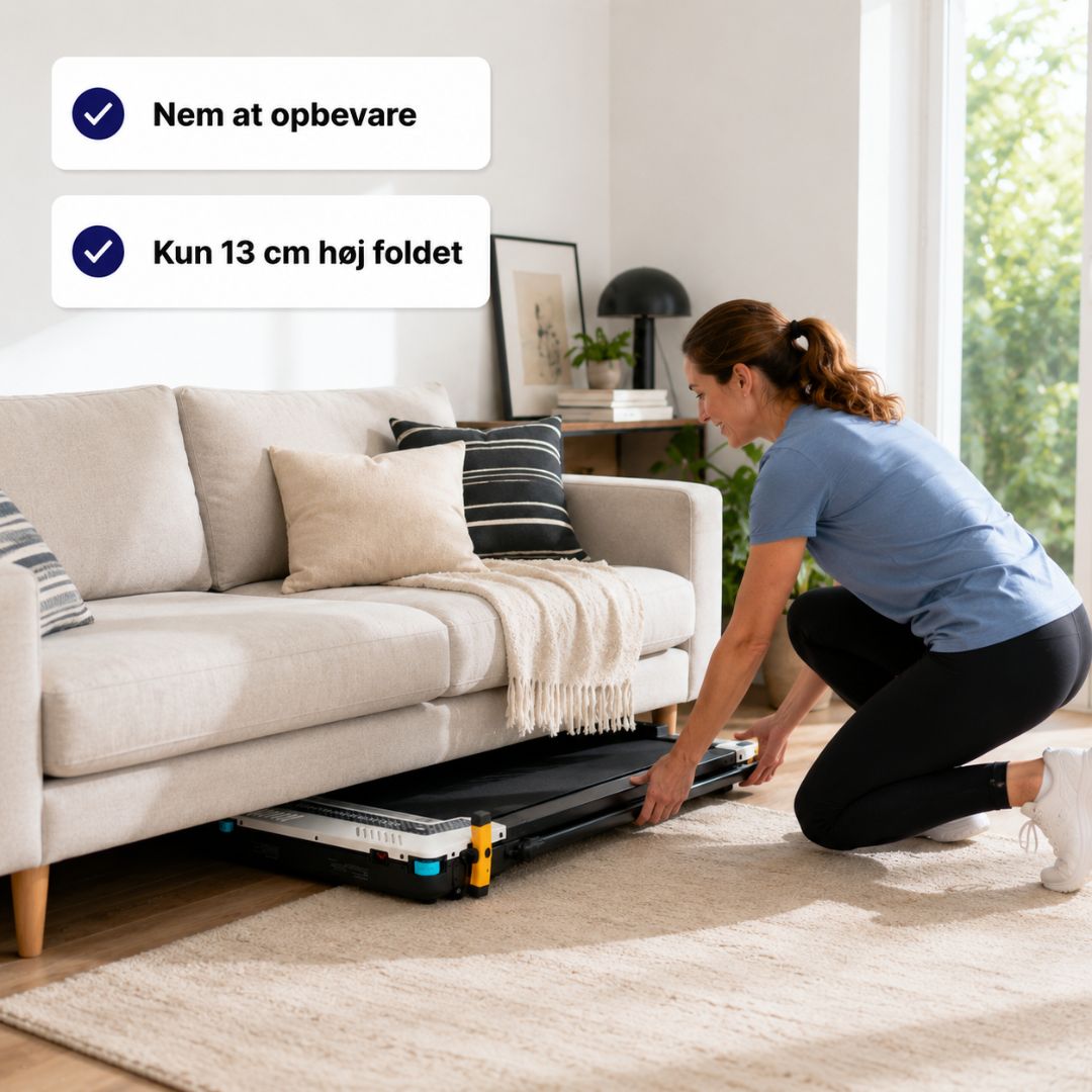 Fold sammen og skub ind under sofaen