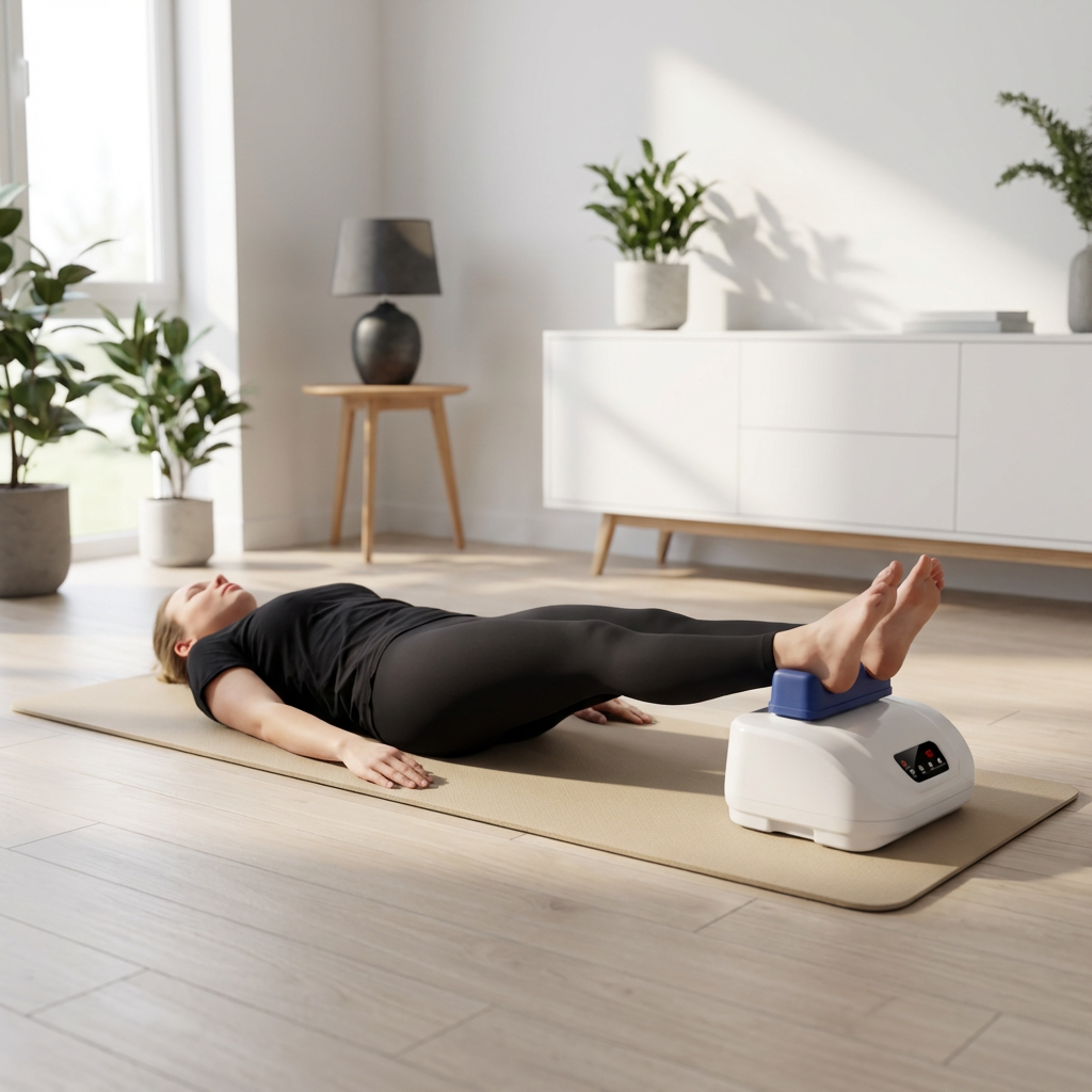 Lindrer spændinger og smerter op gennem ben og ryg